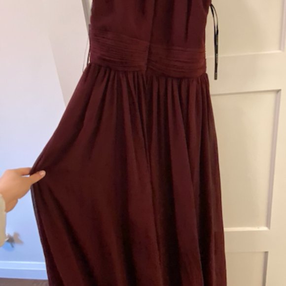 Unworn & Unaltered Bridesmaid Keyhole Dress -Bill Levkoff - Picture 3 of 5